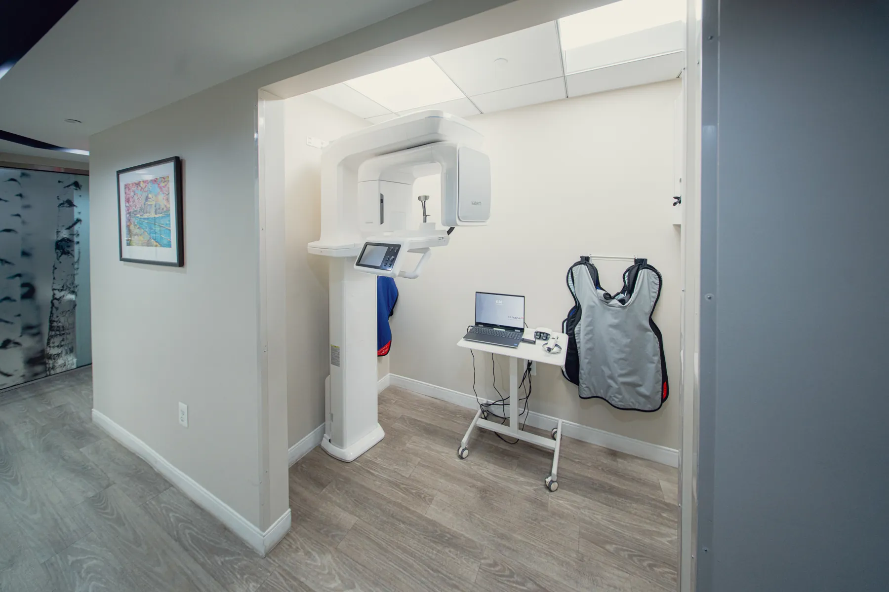 The cone-beam CT scanner at the DC Perio & Implants Farragut Square office